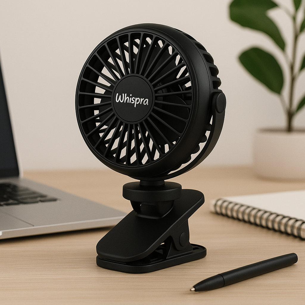 Whispra™ Clip & Desk Fan